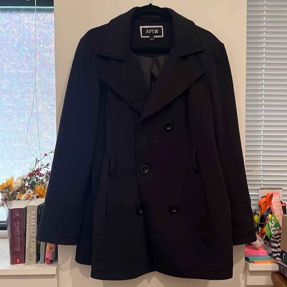 black women’s pea coat